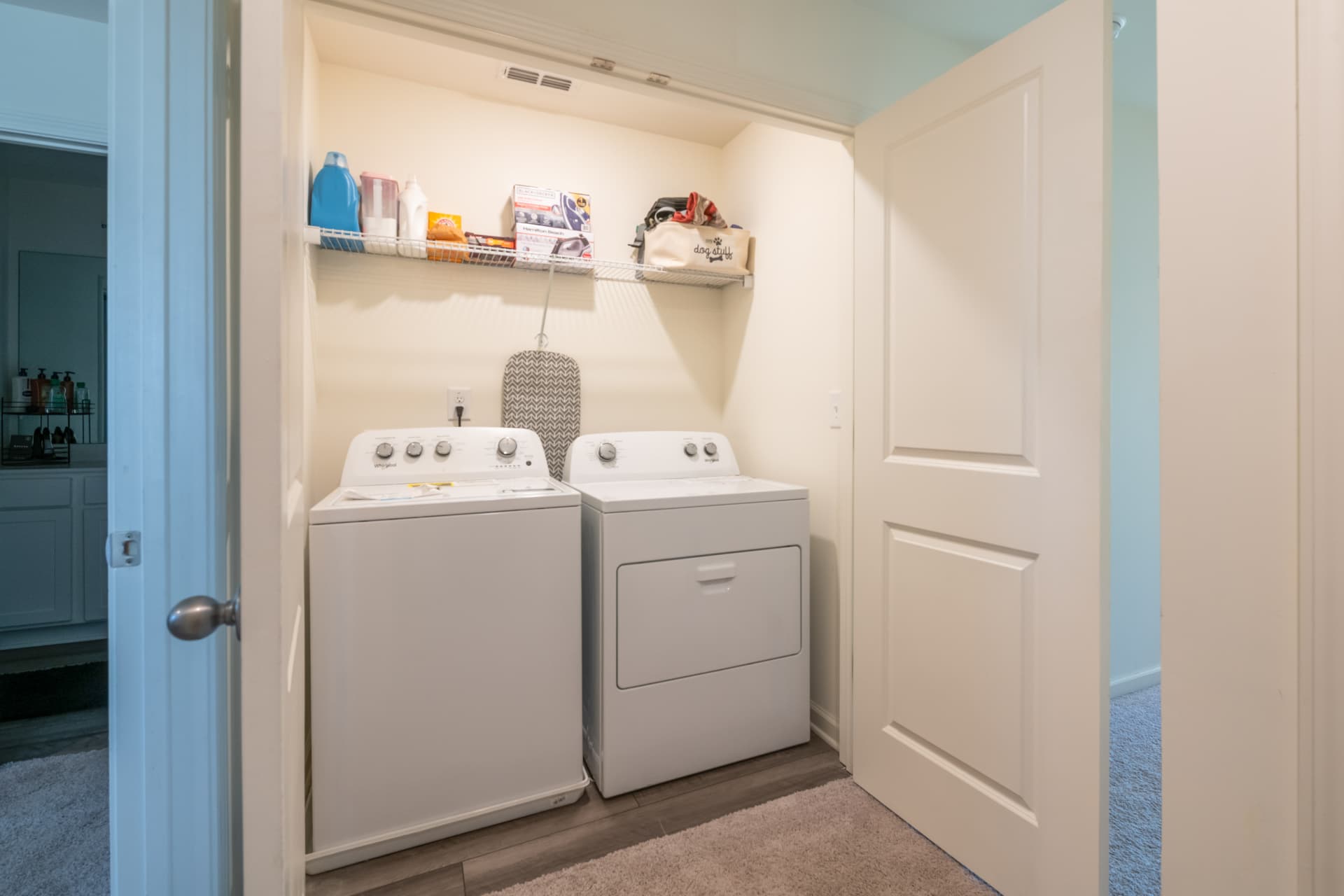 Actual Residence 333 in-home laundry area